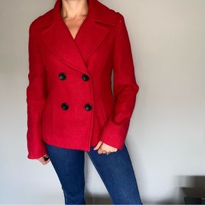Red Peacoat